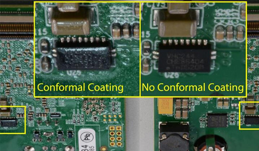 The First Pcb Manufacturer To Fabricate The Board With Conformal Coating In China Pcbgogo