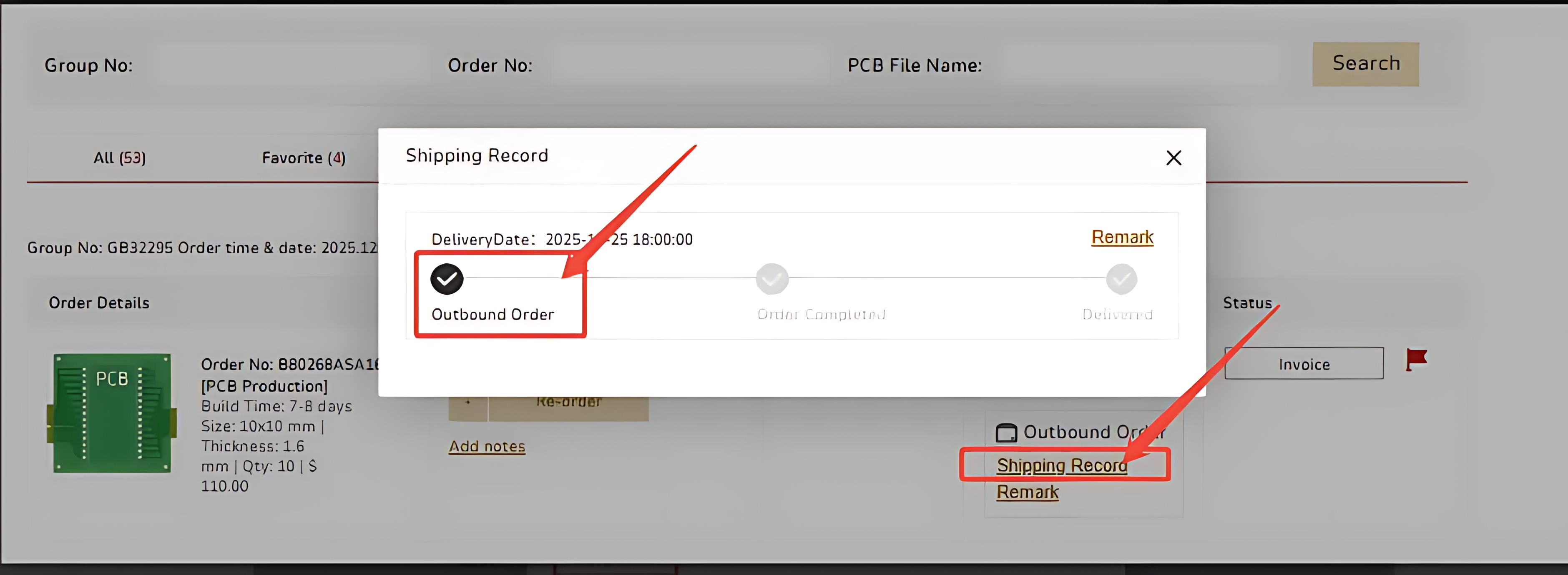 how to check delivery status 3